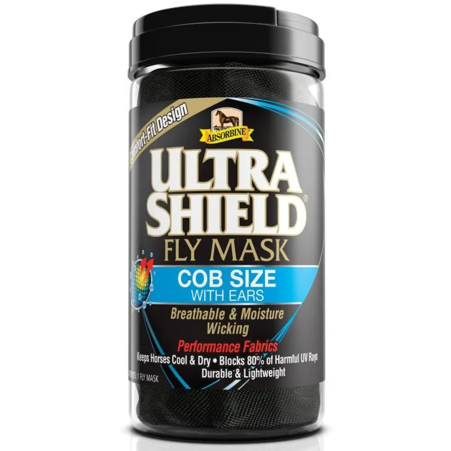 absorbine-ultrashield-fly-mask-xsZXdmCH-3.webp Discount Absorbine UltraShield Fly Mask - Avec Et Sans Oreilles - Masque Anti-Insectes