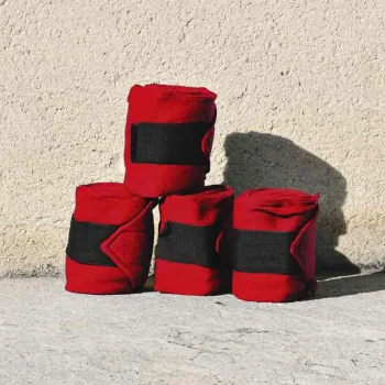New Cheval Energy - Les Equipements Cheval Energy Bande De Repos (set De 4) - Rouge