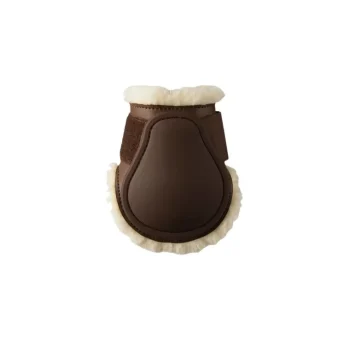 Hot Kentucky Horsewear Kentucky Protège Boulets Jeunes Chevaux Mouton Marron