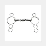 Clearance Mors Pessoa 4 Anneaux à Double Brisure, En Inox, Canons Moyens