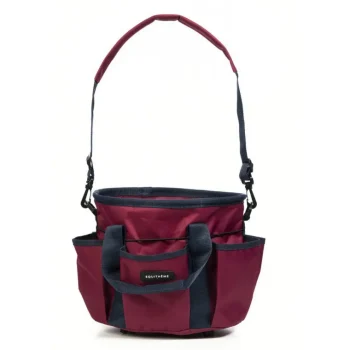 New Equitheme ÉQUITHÈME - Sac De Pansage - Bordeaux/Marine