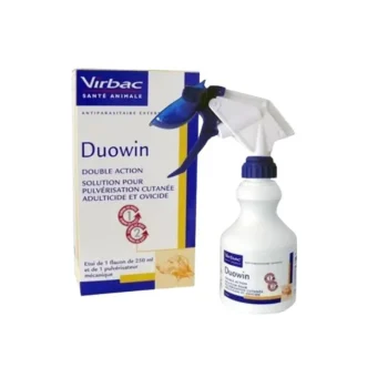 New Virbac Duowin Spray Anti Puce Chien